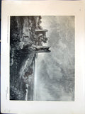 Antique Old Print View Hadleigh Castle Ruins John Constable 1903 Art Journal