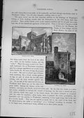Old Print Church St. Cross Gateway Winchester Architecture Cassell C1882 19th
