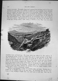 Original Old Antique Print Scalp Wicklow Mountains Cassell C1882 19th