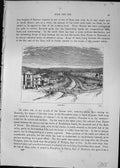 Antique Print Dawlish River Bridge Street Scene Church Houses Cassell C1882