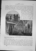 Antique Old Print Inverness Cathedral Culloden Moor Scotland Cassell C1882