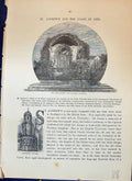 Old Antique Print Monastery Madras College Leuchars Church Cassell C1882 19th