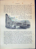 Antique Print View Queenstown Ships Architecture Street Scene Cassell C1882