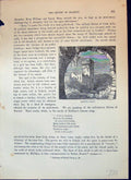 Antique Old Print Exterior Blarney Castle Ireland Architecure Cassell C1882