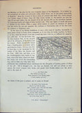 Old Antique Print Map Sedgemoor New Cut River Man Fishing Cassell C1882 19th