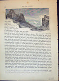 Old Quiraing Map Skye Dunvegan Castle Rum Sleat Sound Cassell C1882Victorian
