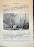 Old Coventry Spires Trinity St. Michael'S Christ Church Pulpit Cassel