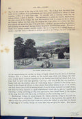 Antique Print College Field Map Marlborough Overton Chisbury Cassell C1882