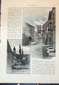 Old Market Place Church Town Hall Woodstock Chaucers House Cassell C1