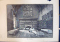 Original Old Antique Print Interior Dining Hall Eton College Cassell C1882 19th