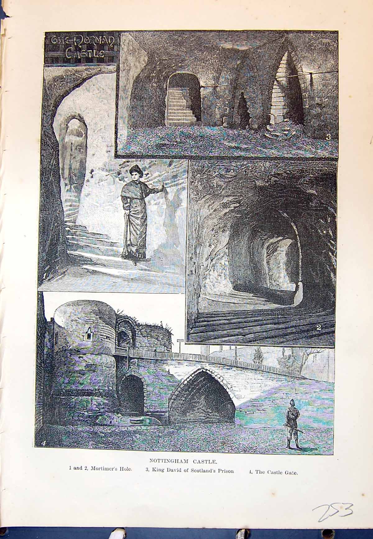 Old Nottingham Castle Mortimer'S Hole King David Scotland Prison Cass