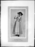 Old Antique Print Miss Madge Crichton As Lady Betty Claridge Lady Madcap