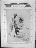Antique Print Saturday Monday Lord Culvert Mrs Wendover Lillian Braithwaite