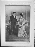 Antique Print Charlie Inskip A Matthews Lady Anne Violet Vanbrugh Chevalier