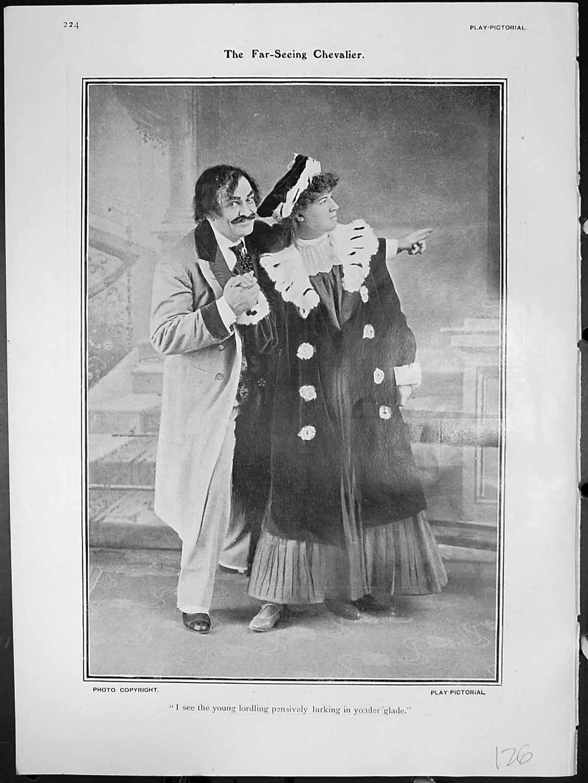 Antique Print Chevaleer Far Seeing Chevalier Arrival Daughter Juno Sir John