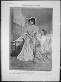 Antique Print Chevaleer Confession Good Soul Juno Talks Father Lord Birdlip