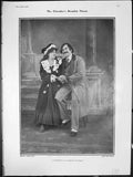 Old Antique Print Chevaleer Dreadful Threat Cranage Mr Arthur Bourchier