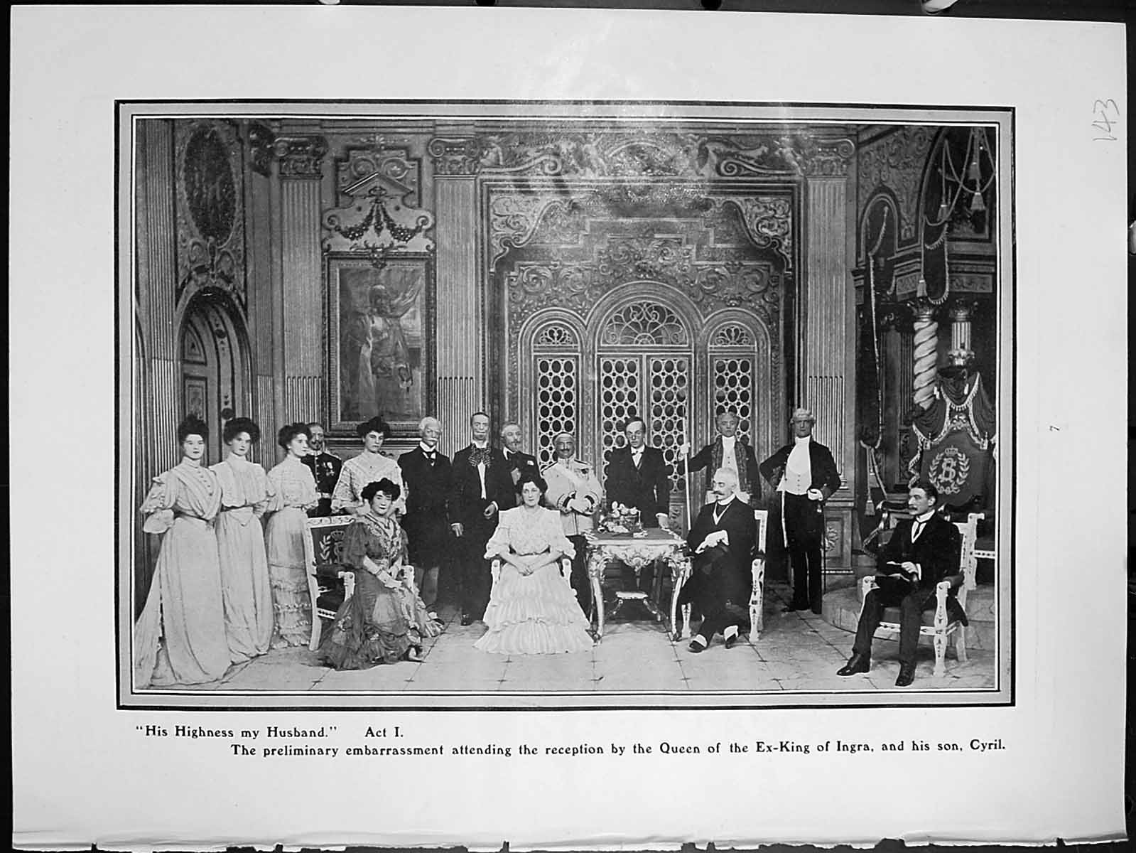 Old His Highness My Husband Reception Queen Ex King Ingra Prince Cyri