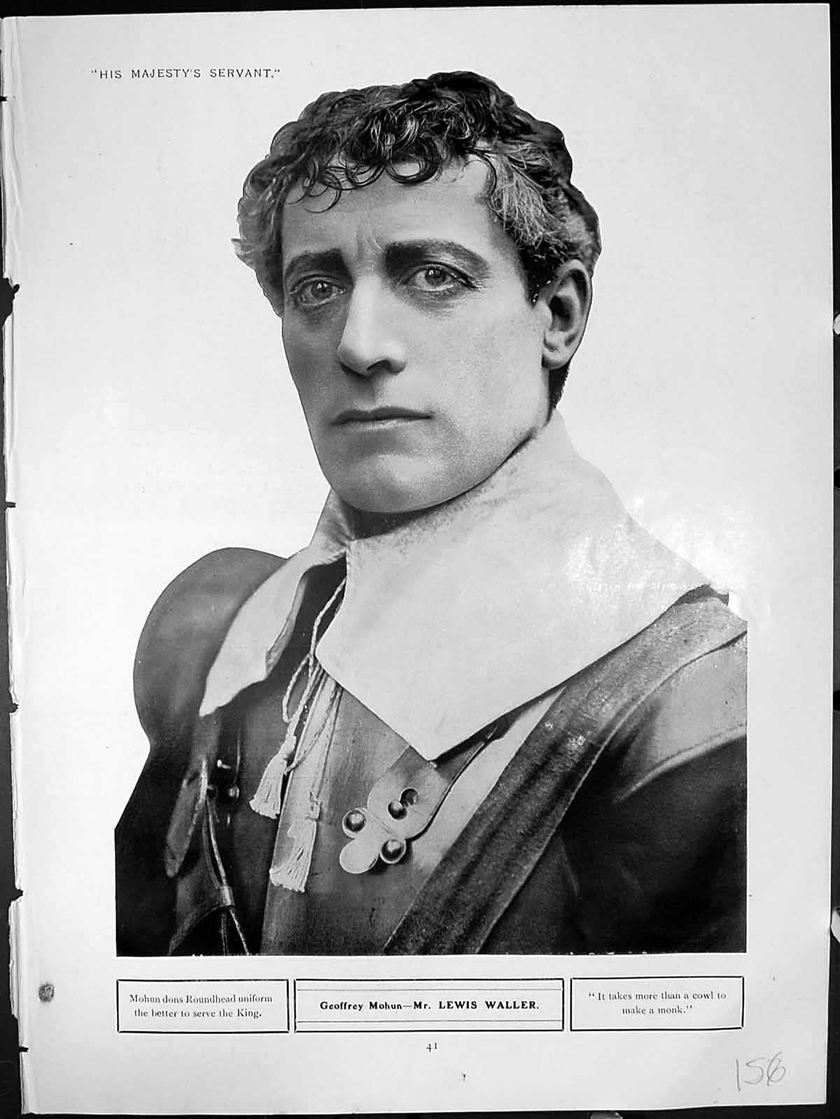 Old His Majestys Servant G Mohun Lewis Waller Room Ralph Ingrams Hous