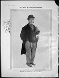 Old Antique Print Talk Town Jerry Snipe Walter Passmore Brothers English 18th