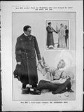 Antique Old Print Talk Town Arry Biff Mistakes Snipe Hambledon Tina Schwartz