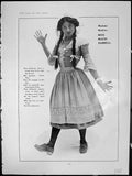 Old Antique Print Talk Town Madame Modiate Maudi Darrell Talk Gown Season 20th