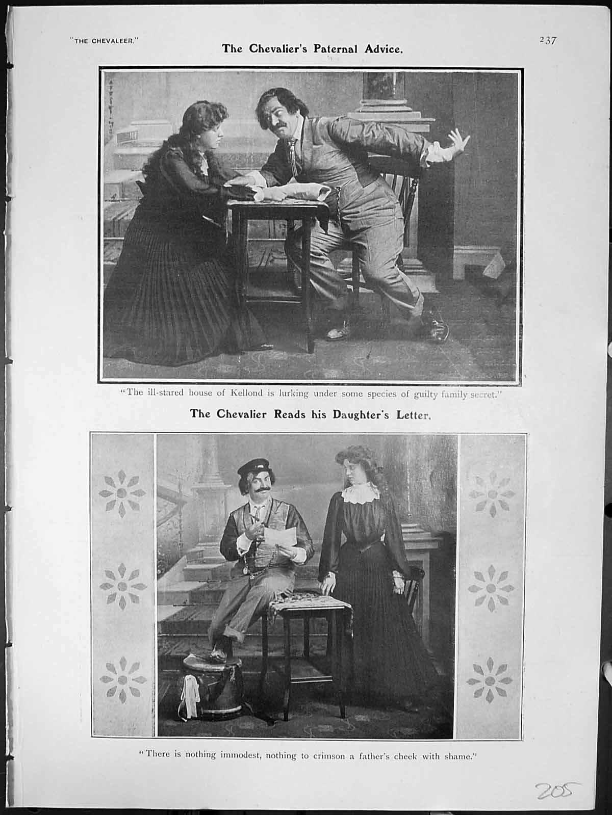 Old Chevaleer Paternal Advice Reads Daughters Letter Odol Mouth Teeth