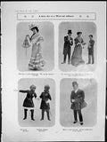 Old Antique Print Talk Town Busy Day West End Milliners Little Laplander