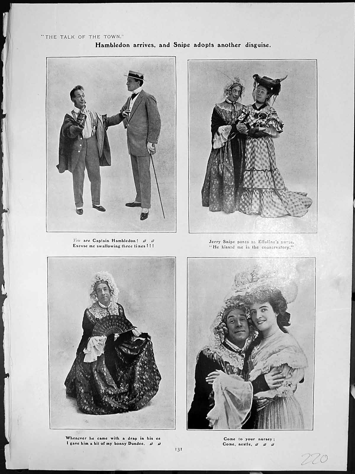 Antique Print Talk Town Hambledon Arrives Snipe Adopts Disguise Lydia West