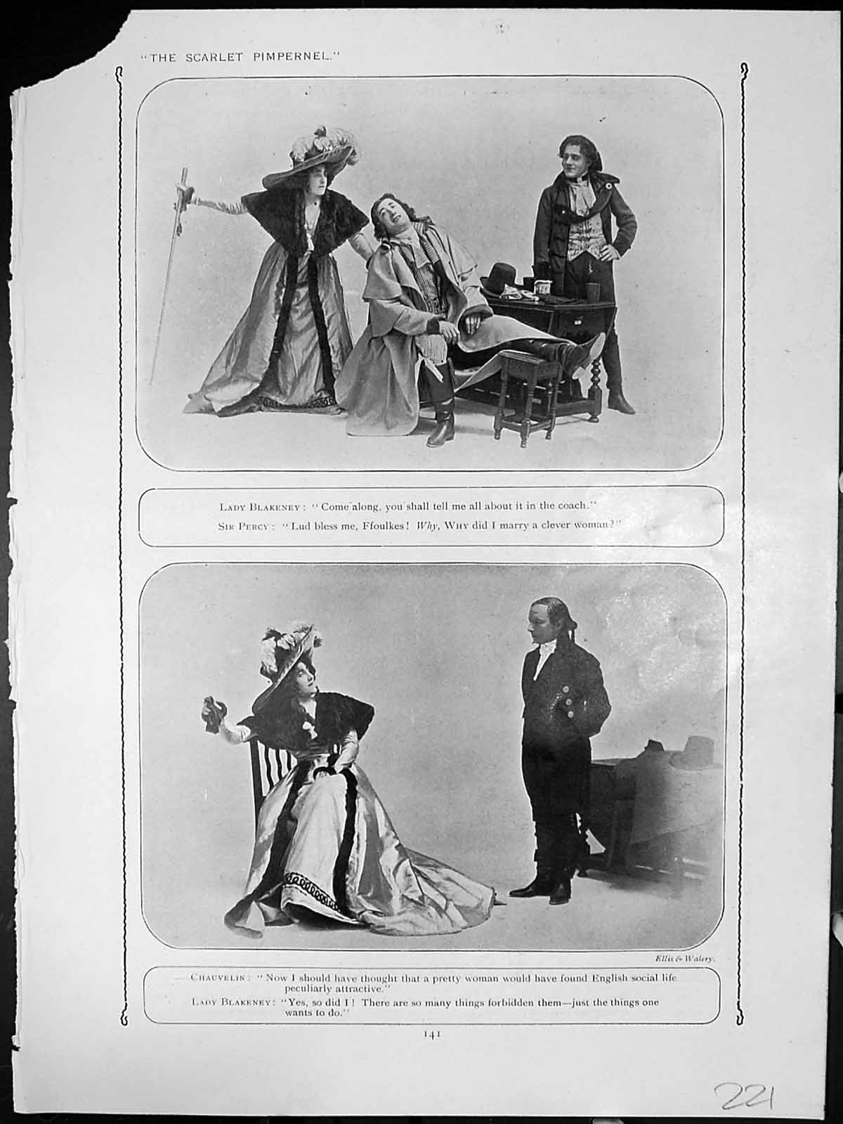 Old Scarlet Pimpernel Lady Blakeney Sir Percy Chauvelin Beast Ill Tem