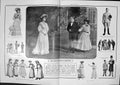 Antique Print Lady Madcap New Butler Engaged Wooing Count St Hubert Gwenny