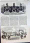 Old Ministers State Japan Conveying Compensation Money Hms Pearl 1863 Victorian