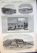 Old Japan Military Station Harbour Nagasaki Nazuma Island Villages 18 19th