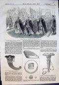 Old Royal Marriage Procession Bridegroom Presents Princess Wales 1863 Victorian
