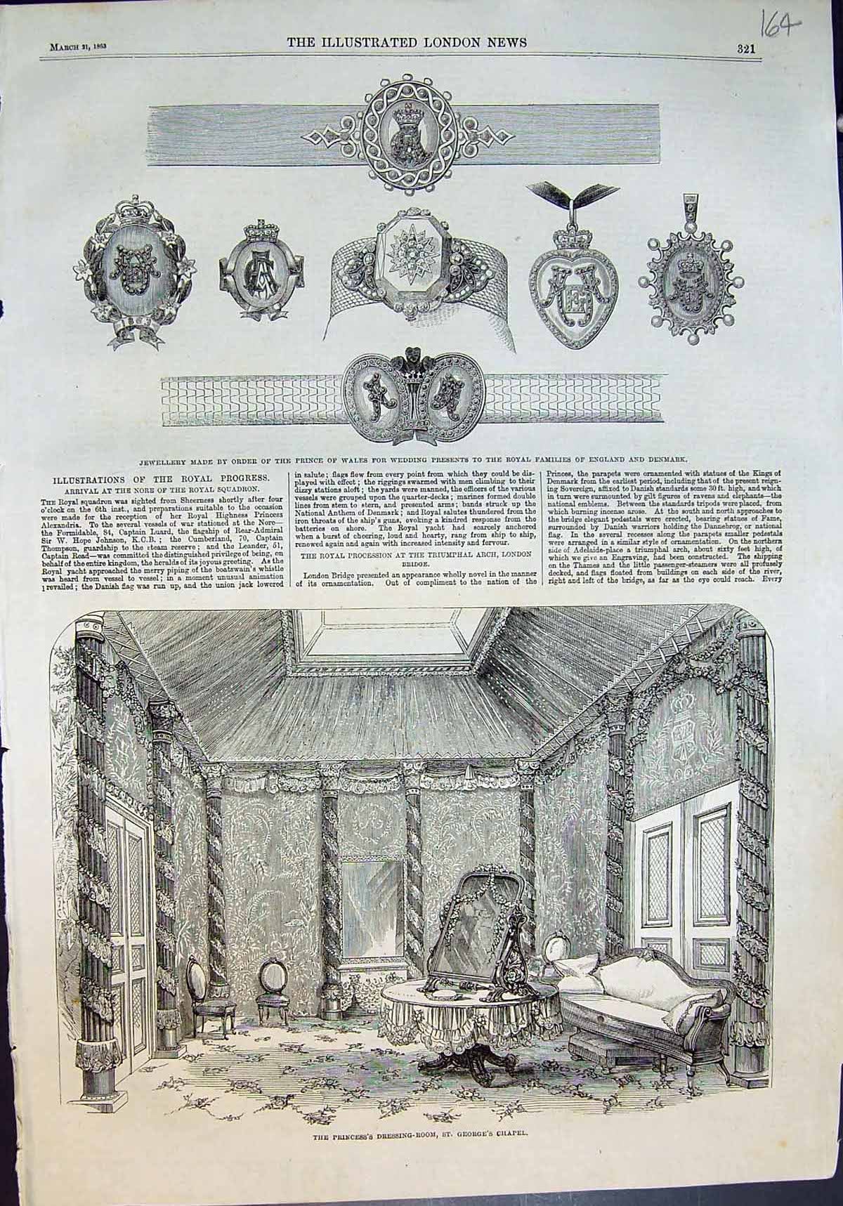 Old Princess Wales Dressing Room St Georges Chapel Wedding Presents18 19th