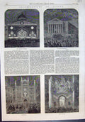 Old Illuminations London National Gallery Royal Exchange Guildhall186 Victorian