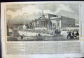 Old Print Free Public Library Museum Liverpool Gift W Brown Townsmen 1860 19th