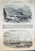 Old Asiatic Russia Village Siberian Side Urals Fishing Station Astrak