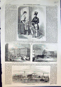 Old St Petersburg Exchange Postman Post Office Academy Fine Arts 1856 Victorian