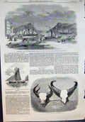 Old Embarkation St Johns John Kent Fishery Clipper Sailing Barge 1859 Victorian