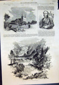 Old St Boniface Cathedral Red River Falls Great Dog Professor Hind 18 19th