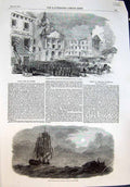 Old Parliament Buildings Quebec Fire Wreck Bay Bengal Rescue Crew 185 Victorian