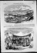 Old War Crimea Battle Tchernaya Traktir Br Croats Camp Balaclava 1855 Victorian