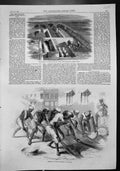 Antique Print Street Sweepers Calcutta Excavations North Wraxall Wilts 1860