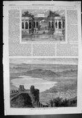 Antique Print Capture Nana Sahib Taken Dhurumsala Ajmere Hill Taragurh 1863