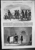 Old Print Native Indian Police Charge Hindoo Rebel Ticket Leave Man 1863 19th