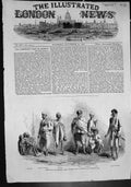 Old Antique Print Hindoo Thugs Poisoners Nujeeb Disguise Policeman 1857 19th