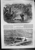 Old Hindoo Bathers River Jumna Surprised Snake Cattle Looting Scinde1