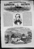 Antique Old Print Mutiny Futtehpore Engagement Gen Havelock Nena Sahib 1857