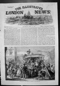 Original Old Antique Print Easter Monday Excursion Van A Hunt 1862 Victorian